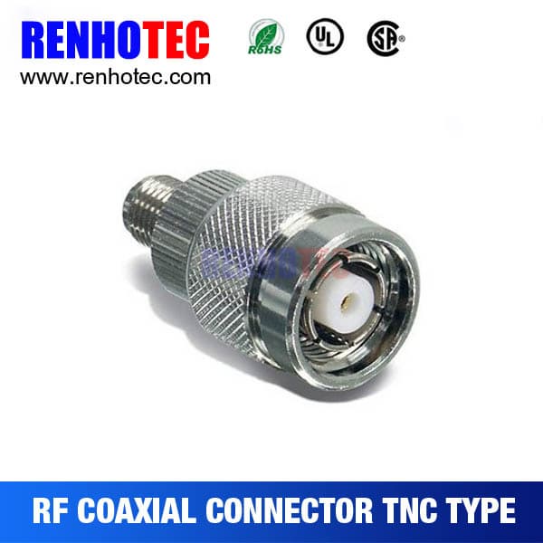 Male Crimp Electrical Magnetic Tube TNC Connector for Wiring
